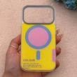 قاب گوشی iPhone 17 Pro آیفون اورجینال Bubble Case رنگی طرح مگ سیف سری 17 لنز برجسته کد 164143