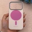 قاب گوشی iPhone 17 Pro آیفون اورجینال Bubble Case رنگی طرح مگ سیف سری 17 لنز برجسته کد 164147