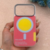 قاب گوشی iPhone 17 Pro آیفون اورجینال Bubble Case رنگی طرح مگ سیف سری 17 لنز برجسته کد 164149