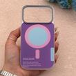 قاب گوشی iPhone 17 Pro آیفون اورجینال Bubble Case رنگی طرح مگ سیف سری 17 لنز برجسته کد 164150