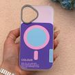 قاب گوشی iPhone 17 آیفون اورجینال Bubble Case رنگی طرح مگ سیف سری 17 لنز برجسته کد 164158