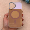 قاب گوشی iPhone 17 آیفون اورجینال Bubble Case رنگی طرح مگ سیف سری 17 لنز برجسته کد 164161
