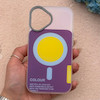 قاب گوشی iPhone 16 آیفون اورجینال Bubble Case رنگی طرح مگ سیف سری 17 لنز برجسته کد 164162