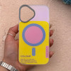 قاب گوشی iPhone 16 آیفون اورجینال Bubble Case رنگی طرح مگ سیف سری 17 لنز برجسته کد 164163