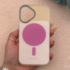 قاب گوشی iPhone 16 آیفون اورجینال Bubble Case رنگی طرح مگ سیف سری 17 لنز برجسته کد 164164