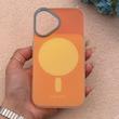 قاب گوشی iPhone 16 آیفون اورجینال Bubble Case رنگی طرح مگ سیف سری 17 لنز برجسته کد 164166