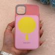 قاب گوشی iPhone 11 آیفون اورجینال Bubble Case رنگی طرح مگ سیف سری 17 لنز برجسته کد 164174