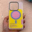 قاب گوشی Redmi Note 14 4G شیائومی  اورجینال Bubble Case رنگی طرح مگ سیف سری 17 لنز برجسته کد 164189