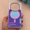 قاب گوشی Redmi Note 14 Pro 4G شیائومی  اورجینال Bubble Case رنگی طرح مگ سیف سری 17 لنز برجسته کد 164192
