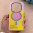 قاب گوشی Redmi Note 14 Pro 4G شیائومی  اورجینال Bubble Case رنگی طرح مگ سیف سری 17 لنز برجسته کد 164195