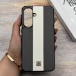 قاب گوشی Galaxy A37 سامسونگ اورجینال Protection Case چرمی سخت HARD لوگو فلزی لنز برجسته اسپرت کد 163519