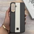 قاب گوشی Galaxy A57 سامسونگ اورجینال Protection Case چرمی سخت HARD لوگو فلزی لنز برجسته اسپرت کد 163524