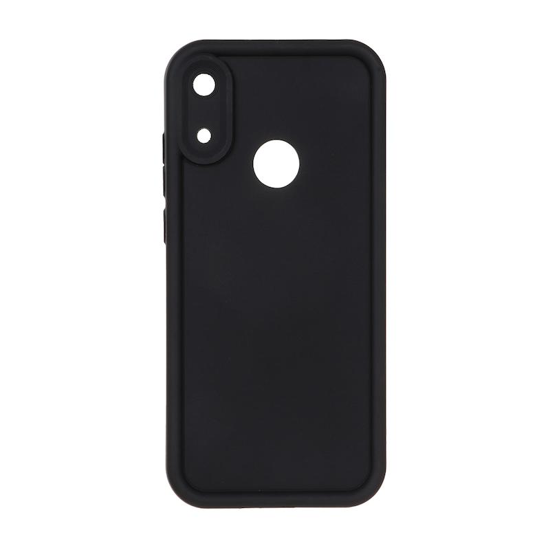 قاب گوشی Huawei Y6 2019 - Y6 Prime 2019 - Y6S - Honor 8A هوآوی طرح سیلیکونی Solid محافظ لنزدار مشکی کد 180204