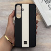 قاب گوشی Galaxy S25 FE سامسونگ اورجینال Protection Case چرمی سخت HARD لوگو فلزی لنز برجسته اسپرت کد 163529