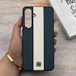 قاب گوشی Galaxy S25 FE سامسونگ اورجینال Protection Case چرمی سخت HARD لوگو فلزی لنز برجسته اسپرت کد 163534