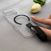 قاب گوشی iPhone 16 Pro آیفون شفاف MagStrap Case مگ سیف Magsafe اورجینال فینگربند Slim کد 162844