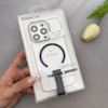 قاب گوشی iPhone 16 Pro آیفون شفاف MagStrap Case مگ سیف Magsafe اورجینال فینگربند Slim کد 162844