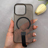 قاب گوشی iPhone 16 Pro آیفون شفاف MagStrap Case مگ سیف Magsafe اورجینال فینگربند Slim کد 162845