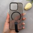قاب گوشی iPhone 16 Pro آیفون شفاف MagStrap Case مگ سیف Magsafe اورجینال فینگربند Slim کد 162845