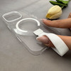 قاب گوشی iPhone 16 Pro آیفون شفاف MagStrap Case مگ سیف Magsafe اورجینال فینگربند Slim کد 162847