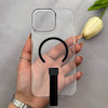 قاب گوشی iPhone 16 Pro Max آیفون شفاف MagStrap Case مگ سیف Magsafe اورجینال فینگربند Slim کد 162848