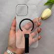 قاب گوشی iPhone 16 Pro Max آیفون شفاف MagStrap Case مگ سیف Magsafe اورجینال فینگربند Slim کد 162848