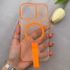 قاب گوشی iPhone 16 Pro Max آیفون شفاف MagStrap Case مگ سیف Magsafe اورجینال فینگربند Slim کد 162849