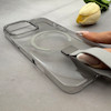 قاب گوشی iPhone 16 Pro Max آیفون شفاف MagStrap Case مگ سیف Magsafe اورجینال فینگربند Slim کد 162851
