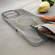 قاب گوشی iPhone 16 Pro Max آیفون شفاف MagStrap Case مگ سیف Magsafe اورجینال فینگربند Slim کد 162851