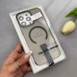 قاب گوشی iPhone 16 Pro Max آیفون شفاف MagStrap Case مگ سیف Magsafe اورجینال فینگربند Slim کد 162852