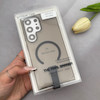 قاب گوشی Galaxy S24 Ultra سامسونگ شفاف MagStrap Case مگ سیف Magsafe اورجینال فینگربند Slim کد 162853