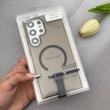 قاب گوشی Galaxy S24 Ultra سامسونگ شفاف MagStrap Case مگ سیف Magsafe اورجینال فینگربند Slim کد 162853