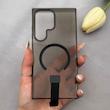 قاب گوشی Galaxy S24 Ultra سامسونگ شفاف MagStrap Case مگ سیف Magsafe اورجینال فینگربند Slim کد 162853
