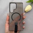 قاب گوشی Galaxy S25 Ultra سامسونگ شفاف MagStrap Case مگ سیف Magsafe اورجینال فینگربند Slim کد 162854