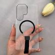 قاب گوشی Galaxy S25 Ultra سامسونگ شفاف MagStrap Case مگ سیف Magsafe اورجینال فینگربند Slim کد 162855