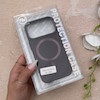 قاب گوشی iPhone 17 Pro آیفون PC CASE مگ سیف Magsafe اورجینال LENS PROTECTION AV لنز برجسته بنفش تیره کد 162860