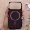 قاب گوشی iPhone 17 Pro آیفون PC CASE مگ سیف Magsafe اورجینال LENS PROTECTION AV لنز برجسته بنفش تیره کد 162860