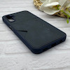قاب گوشی Galaxy A14 سامسونگ چرمی دوخت جاکارتی دار کربنی Slim Wallet Case سرمه ای کد 164321
