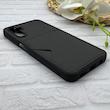 قاب گوشی Galaxy A14 سامسونگ چرمی دوخت جاکارتی دار کربنی Slim Wallet Case مشکی کد 164322
