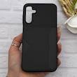 قاب گوشی Galaxy A15 سامسونگ چرمی دوخت جاکارتی دار کربنی Slim Wallet Case مشکی کد 164325