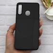 قاب گوشی Galaxy A20S سامسونگ چرمی دوخت جاکارتی دار کربنی Slim Wallet Case مشکی کد 164335