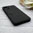 قاب گوشی Galaxy A31 سامسونگ چرمی دوخت جاکارتی دار کربنی Slim Wallet Case مشکی کد 164341