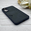 قاب گوشی Galaxy A37 سامسونگ چرمی دوخت جاکارتی دار کربنی Slim Wallet Case سرمه ای کد 164344
