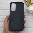 قاب گوشی Galaxy A54 سامسونگ چرمی دوخت جاکارتی دار کربنی Slim Wallet Case سرمه ای کد 164350