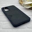 قاب گوشی Galaxy A54 سامسونگ چرمی دوخت جاکارتی دار کربنی Slim Wallet Case سرمه ای کد 164350