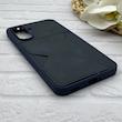 قاب گوشی Galaxy A56 سامسونگ چرمی دوخت جاکارتی دار کربنی Slim Wallet Case سرمه ای کد 164354