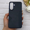 قاب گوشی Galaxy A57 سامسونگ چرمی دوخت جاکارتی دار کربنی Slim Wallet Case سرمه ای کد 164355