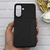 قاب گوشی Galaxy A57 سامسونگ چرمی دوخت جاکارتی دار کربنی Slim Wallet Case مشکی کد 164356