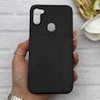 قاب گوشی Galaxy A11 - M11 سامسونگ چرمی دوخت جاکارتی دار کربنی Slim Wallet Case مشکی کد 164359