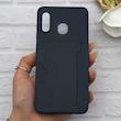 قاب گوشی Galaxy A20 - A30 سامسونگ چرمی دوخت جاکارتی دار کربنی Slim Wallet Case سرمه ای کد 164367